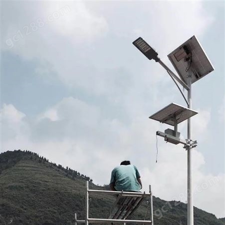 太阳能监控灯 智慧路灯 供应 螺旋臂灯 6米 款式可定制 规格齐全