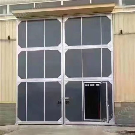荣天 工业推拉门 可安装小门窗 平移开启 密封性好 工厂厂房车间