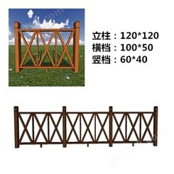 湖州塑木围栏-塑木护栏材料尺寸组合