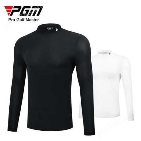 PGM夏季新品 高尔夫服装 男士冰丝长袖衣服 速干透气打底衫 厂家