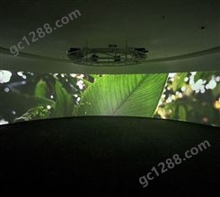 东旭华美 展厅展馆弧形幕投影 360度全息投影 沉浸式环幕